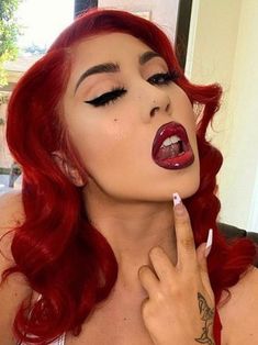 Kali Uchis, Red Hair, We Heart It, Lost, Makeup, Funny, Red, Hair, Beauty