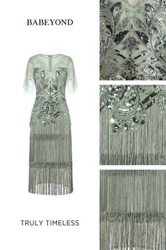 BABEYOND sequin fringed dresses inspired by 1920s. We use sequins, tassels, beads, and modern higher-quality fabrics to design a unique 1920s evening gowns. It is a fusion of vintage fashion & modern fashion, suitable for any 1920s theme wedding, great gatsby theme wedding and roaing 20s theme event. 1920s Theme Party, Gatsby Theme Wedding, 1920s Evening Gowns, 20s Theme, Themed Dresses, 1920s Theme, Great Gatsby Theme, 1920s Dresses, Flapper Dresses