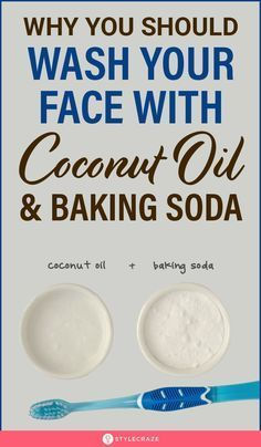 Coconut Oil Face Wash, Baking Soda Face Wash, Baking Soda Face Scrub, Oil Face Wash, Baking Soda Coconut Oil, Baking With Coconut Oil, Baking Soda Face, Baking Soda Benefits