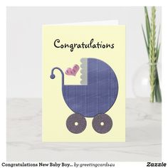 congratulations card for baby boy by greeting cards australia