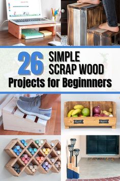 some wooden projects for beginners to make them look like they are made out of wood