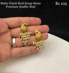 Antique Bridal Jewelry, Antique Gold Jewelry, Bridal Gold Jewellery, Ear Rings, Gold Jewellery, Designer Earrings