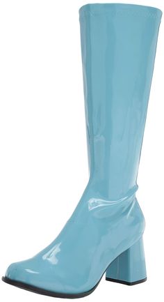 PRICES MAY VARY. 100% Polyurethane Stretch polyurethane Pull up boot Stacked heel Inner Zipper Retro Knee High Boot The Powerpuff Girls Halloween, Powerpuff Girls Halloween Costume, Performance Ideas, Ladies Fancy Dress, Big Calves, 60s Look, Ellie Shoes, Boot Fashion, Concert Fit