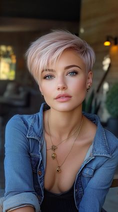 💖💫 Style the Phenomenal Shaved Designs Unique Pixie Cut Styles: From Classic to Edgy | Ultra-Ch... Short Edgy Hairstyles, Purple Pixie Cut, Shaved Designs, Pixie Cut Styles, Silver Blonde Hair, Silver Blonde, Low Maintenance Hair, Voluminous Hair, Styling Tips