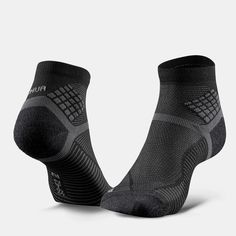 This model is sold in packs of 2 pairs of socks of the same color. | Quechua Hike 500 Mid Hiking Socks - 2 Pairs in Black, Size 3.5 - M6 Black Breathable Hiking Socks, Black Running Socks With Arch Support, Black Anti-odor Running Socks, Breathable Black Running Socks, Black Breathable Running Socks, Black Casual Hiking Socks, Casual Black Hiking Socks, Casual Black Socks For Hiking, Functional Black Socks For Outdoor