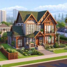 Sims 4 House Inspiration, Sims 4 House, Sims Freeplay Houses, House Design Exterior