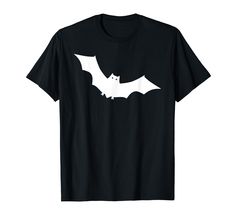 PRICES MAY VARY. Solid colors: 100% Cotton; Heather Grey: 90% Cotton, 10% Polyester; All Other Heathers: 50% Cotton, 50% Polyester Imported Pull On closure Machine Wash Flying bat during dark halloween night. Lightweight, Classic fit, Double-needle sleeve and bottom hem Flying Bat, Dark Halloween, Halloween Night, Branded T Shirts, Bat, Top Styles, Fashion Branding, Mens Graphic Tshirt, Halloween