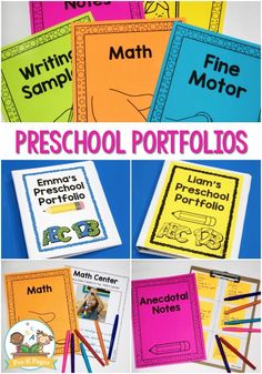 the back to school bundle for preschool with pictures and text on it, including an image of