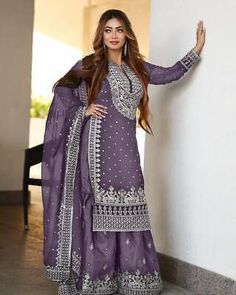 ad eBay - Find many great new & used options and get the best deals for Women's Wedding Party Wear Salwar Kameez New Indian Bollywood Wear Salwar Kameez at the best online prices at eBay! Free shipping for many products! Cheap Bollywood Traditional Wear For Puja, Buy Indian Dress Online, Luxury Bollywood Salwar Kameez With Sequins, Indian Salwar Kameez Plus Size, Pakistani Suits Plus Size, Party Wear Suit Designs For Women, Party Wear Suits Designer, Suits For Women Indian, Party Wear Salwar Kameez