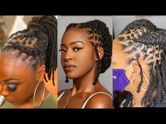 Female Locs, Short Dread Styles, Dreads Short Hair, Short Dreadlocks, Hair Styles For Black Women, Short Loc Styles, Dreads Care, Dreadlocks Styles