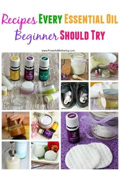 Recipes Every Essential Oil Beginner Should Try Types Of Essential Oils, Jars Crafts, Natural Cleaner, Săpunuri Handmade, Exercise Room, Essential Oil Remedy, Young Living Essential Oils Recipes, Yl Oils, Diy Essentials