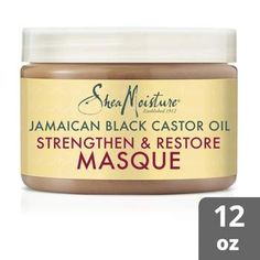 Castor Oil Hair Mask, Deep Conditioning Hair Mask, Conditioning Hair Mask, Best Hair Mask, Deep Conditioning Hair, Hydrating Hair Mask, Low Porosity Hair Products, Castor Oil For Hair, Jamaican Black Castor Oil