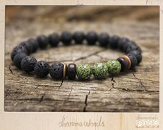 Men's Bracelet // Healing // Lava Rock, Onyx & Russian Serpentine, Hindu, Yoga, Buddhist, Men's Mala Bracelet // Eco-Friendly, Wood, Vegan by DharmaWoods on Etsy https://www.etsy.com/listing/158302487/mens-bracelet-healing-lava-rock-onyx Mens Mala Bracelet, Essential Oil Jewelry, Yoga Mala, Healing Yoga, Mens Bracelets, Black Moonstone, Men's Bracelets, Diffuser Jewelry