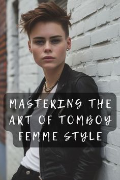 Discover how to rock tomboy femme fashion with ease! Learn the secrets to blending traditionally masculine and feminine pieces for a standout wardrobe. Interested in effortless chic? Click to find out more! 🧢👗👢 #TomboyFemmeStyle #EffortlessChic #FashionFusion #WardrobeTips #StyleHacks Edgy Tomboy Fashion, Feminine Tomboy Style, Masculine Feminine Fashion, Tomboy Chic Outfits, Feminine Tomboy, Tomboy Femme, Tomboy Chic, Masculine Style, Tomboy Outfits