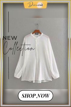 New Women Fashion Long Sleeve Chiffon Pleated Blouse Shirts Women O Neck Casual Business Blusas Femininas Chemise Tops Ls3359 Long Sleeve Chiffon Shirt For Work, Spring Chiffon Shirt For Workwear, Elegant Long Sleeve Chiffon Shirt, Long Sleeve Chiffon Shirt For Summer, Long Sleeve Chiffon Top For Office, Casual Long Sleeve Chiffon Blouse, White Chiffon Top For Fall, Pleated Blouse For Office, Casual Long Sleeve Chiffon Shirt