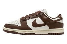 BRAND NEW Women's Nike Dunk Low Cacao Wow Mocha Brown White **IN HAND AND READY TO SHIP**   Sizes: Women's Size 7 = GS Size 5.5Y                           Women's Size 10 = Men's Size 8.5 SKU: DD1503-124 Condition: Brand New Deadstock with Box, Box is missing its lid.  100% Authentic Guarantee FAST Shipping via Fedex. WILL SHIP WITHIN 1 BUSINESS DAY OF COMPLETING PAYMENT MONDAY-FRIDAYS. SHOES WILL BE PACKAGED WITH SOME FORM OF PROTECTION!   **SHOES ARE BRAND NEW AND UNUSED. ALL FLAWS/IMPERFECTIONS TO MY KNOWLEDGE WILL BE SHOWN IN THE PHOTOS. WHAT YOU SEE IS WHAT YOU'LL GET. PLEASE REACH OUT IF YOU NEED MORE PICS OR IF YOU HAVE ANY QUESTIONS. I USUALLY REPLY QUICKLY. DM IF YOU HAVE QUESTIONS OR OFFERS. THANK YOU FOR CHECKING OUT MY LISTING** Nike Dunk Low Brown, Mocha Brown, Brown Sneakers, Low Sneakers, Nike Dunk Low, Hats For Sale, Nike Sneakers, Dunk Low, Nike Dunk