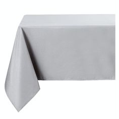 a plain tablecloth on a white background