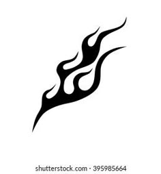 an abstract black and white tattoo design on a white background with the word,'s name