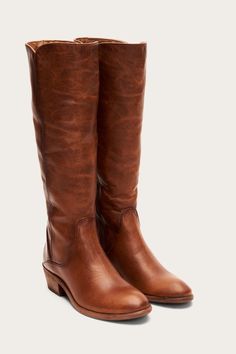 Carson Piping Tall Wide Calf | FRYE Since 1863 The Frye Company, Frye Boots, Wide Calf Boots, Leather Boots Women, Wide Calf, Long Boots, Mid Calf Boots, Boots Outfit, Tall Boots