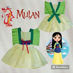 diseño inspirado en Mulan Pole Dancing Clothes, Newborn Dresses, Diy Costumes, Pole Dancing, Mulan, Kids Costumes, Costumes For Women, Baby Clothes