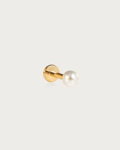 Single Pearl Flat Back Helix Earring
| En Route Jewelry | En Route Jewelry En Route Jewelry, Cartilage Jewelry, Helix Earring, Single Pearl, Helix Earrings, Steel Post, Helix, Cute Jewelry, 18k Gold