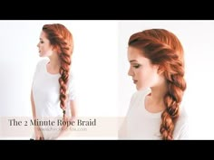 Here is a collection of tutorials for 43 awesome braided hairstyles for long hair. Browse through them and learn how to achieve your next favorite look. Rope Braided Hairstyle, Freckled Fox, Braiding Your Own Hair, Fox Hair, Hairstyle Hairstyle, Side Braid Hairstyles, Long Hair Tutorial, Braid Hairstyle, Rope Braid