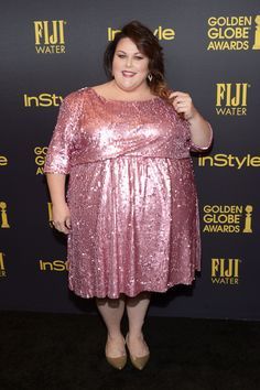 Chrissy Metz, Golden Globes 2017, Summer Formal Dresses, Back Porch Ideas, Curly Hair Inspiration, Golden Globe Award, Moda Plus, Back Porch, Golden Globes