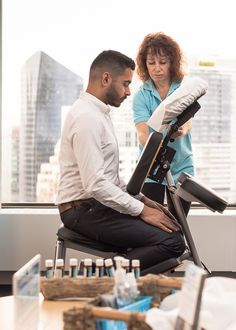 A worker receives a paid break at work to receive a beneficial chair massage session. Workplace wellness is vital in today's successful workplace culture. Renew Your Mind, Mobile Spa, Productive Work, Corporate Wellness, Vancouver Bc Canada, Improve Concentration, Bc Canada, Increase Engagement