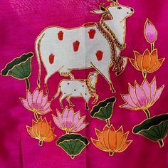 Simple Vanki Style Maggam Blouse With Kundanstones and Beads - Etsy India Blouse Hand Embroidery, Maggam Blouse, Embroidery Painting, Fabric Paint Designs, Beads Work, Maggam Work Blouses, Blouse Designs Silk, Fitted Blouses, Beads Online