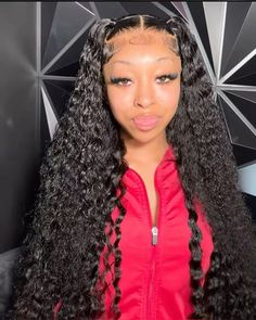 Lace Wigs Styles, Deep Wave Wig, Girly Hairstyles, Long Human Hair Wigs, Feed In Braids Hairstyles, Long Hair Wigs