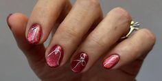 20 Short Winter Nail Ideas, From Cranberry Chrome to Micro French Tips Short Winter Nail Ideas, Winter Nail Ideas, Anne Taintor, Cat Eyeliner, Christmas Gel Nails, Classic Nails, Winter Nail Designs, Winter Nail, Hair Skin Nails