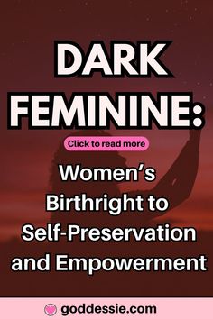 what is dark feminine energy