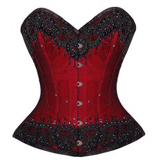 Elegance is the best way to describe the Ilse Couture Corset as it sincerely takes... Red Couture, Burlesque Corset, Corset Training, Style Gothic, Waist Trainer Corset