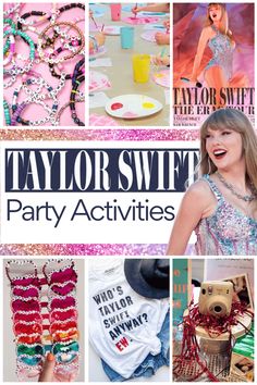 the cover of taylor swift party activities