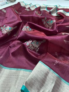 Www.saranyafashion.com WhatsApp +919833331188 Telegram  Shipping worldwide SFCS Chanderi handwoven handloom pure silk saree. Category :- chanderi pattu silk saree  Description :-silver border pattu silk  All over motif work   !! Silver  zari traditional designer pallu  Running blouse  Material:- silk in width ( weft) punaresham (raw silk) Pattu Silk Saree, Dresses Traditional, Chanderi Silk Saree, Indian Dresses Traditional, Pure Silk Saree, Blouse Material, Pure Silk Sarees, All Over, Raw Silk