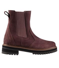 Women's Camden Hills Chelsea Boots | Casual at L.L.Bean Suede Boots For Outdoor Work In Fall, Fall Hiking Boots With Reinforced Heel, Chelsea Boots Leather, Womens Casual Boots, Everyday Boots, Chelsea Boots Women, Rugged Look, Rugged Style, Bean Boots