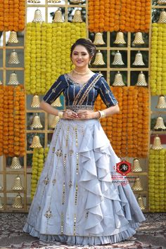 Chaina Choli, Haldi Outfits, Simple Frock Design, Indian Bride Outfits, Girls Frock Design, Ladies Blouse Designs, Saree Designs Party Wear, Indian Dresses Traditional