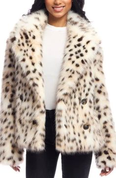 Fabulous Furs Coats for Women | Editorialist Leopard Print Faux Fur Coat, Fabulous Furs, White Leopard, Create Outfits, Forever New, Women's Coats & Jackets, Adidas Samba, Faux Fur Jacket