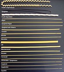 several different types of knitting needles on a black board with gold trimmings and white tips