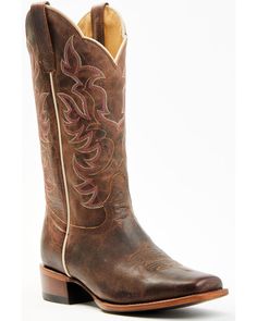 Shyanne Womens Cassidy Spice Combo Leather Western Boots - Square Toe , Brown Cowboy Boots Spurs, Tecovas Boots, Girls Cowgirl Boots, Cute Cowgirl Boots, Rodeo Boots, Womens Cowgirl Boots, Boots Store, Boots Square Toe, Xmas List