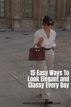 Luxury Outfit, Minimalistic Outfits, Tailored Clothes, Older Fashion, Luxury Women Fashion, Outfit Women, Pinterest Fashion