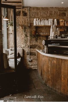 This is the inside of the Milkman in Edinburgh. This beautiful café has stonewalls and gorgeous warm wooden materials. The floor is a dark muddy brown, but despite this, there is a lot of light coming in from the lovely, massive windows. You can even sit on the window couch and have a coffee! How cozy. Head over to my blog for more travel guides. The Milkman, Vegan Pastries, Slow Travel, Autumn Cozy