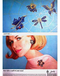 Reselling Jewelry, Jewellery Ads, Jewelry Advertisement, Trifari Brooch, Jewelry Illustration, Book Pieces, Trifari Jewelry