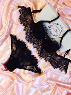 Black Lace Lingerie, Lingerie Drawer, Lace Lingerie Set, Dreamy Dress