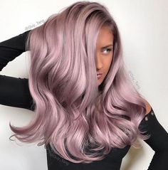 Rose Gold And Purple Hair, Soft Autumn, Hair Shades, Rose Gold Hair, Rose Hair, Pastel Hair