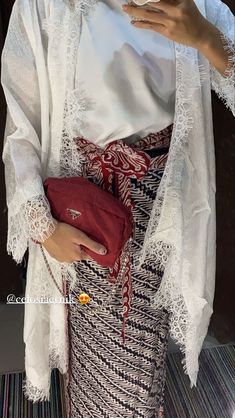 Kondangan Outfit, Batik Skirt, Kebaya Dress, Modern Hijab Fashion, Muslim Fashion Hijab Outfits, Hijabi Fashion Casual