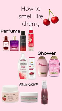 Cherry Products, Shower Products, Diy Body Care