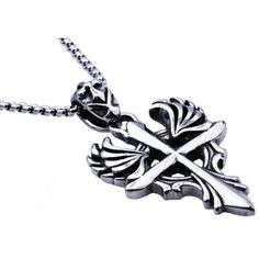 Stainless Steel Men's Cross Pendant. Make a stunning statement with this stainless steel necklace. Featuring engraved details, this necklace creates a compelling accent for casual wear. Accentuate your everyday wear with a statement of faith with this gleaming stainless steel cross necklace. Its striking fancy cross design is enhanced fashionable look for a subtle look. Combine edge and contrast with this boldly detailed stainless steel cross necklace. It comes ready to wear on a Rolo-style, high-shine chain for a complement to your favorite Gothic aesthetic. This is made from stainless steel which is an affordable and durable alternative to pure silver or platinum and youll be getting a delicate, stainless steel 24 Inch chain secured with a lobster clasp along with this charming pendant. Engraved Stainless Steel Cross Necklaces, Engraved Stainless Steel Cross Pendant Necklace, Father's Day Stainless Steel Cross Pendant Necklace, Engraved Silver Stainless Steel Cross Necklace, Fancy Cross, Steel Cross, Mens Crosses, Gothic Aesthetic, Cross Design