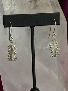 Egyptian Djed Pillar Stability Earrings Protective Amulet Sterling Silver by JuliaRoseBoyerDesign on Etsy Osiris God, Creator God, Earrings Matching, The Afterlife