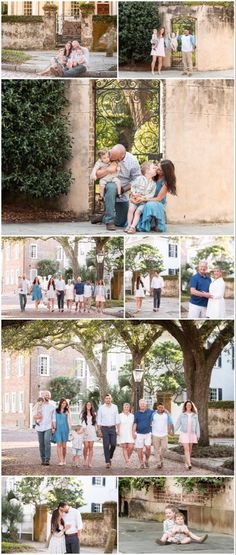 Extended family photography session in historic downtown Charleston. Family Photos Downtown, Charleston Family Photos, Downtown Charleston Family Photos, Charleston Photo Spots, Family Photos Charleston Sc, Downtown Charleston Maternity Photos, Charleston Sc Couple Photos